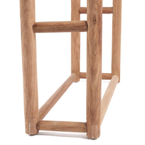 Rustic Teak Wood Towel Hanger
