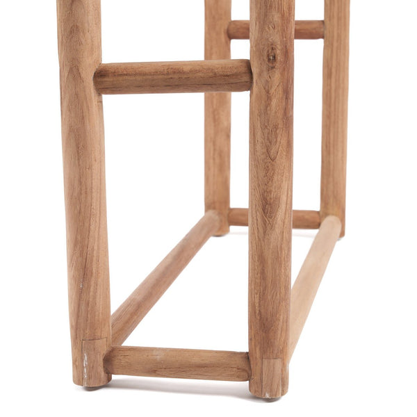 Rustic Teak Wood Towel Hanger