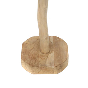 Solid Teak Wood Coat Hanger – Natural Finish