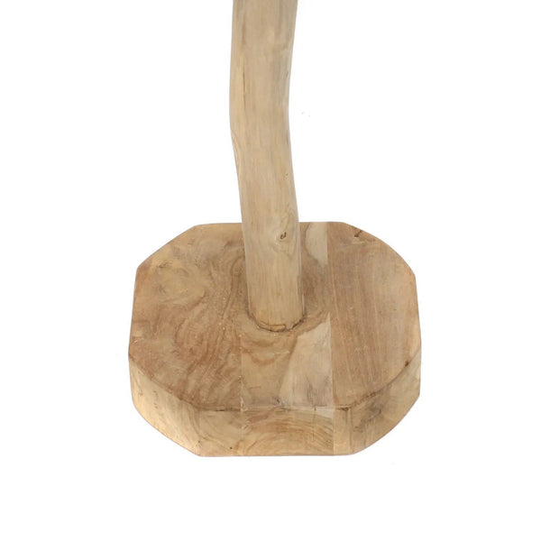 Solid Teak Wood Coat Hanger – Natural Finish
