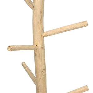 Solid Teak Wood Coat Hanger – Natural Finish