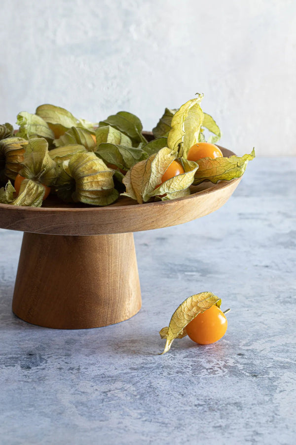 Teak Root Cake Dish M