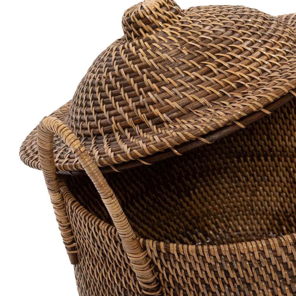 Colonial Handles Basket Natural Brown