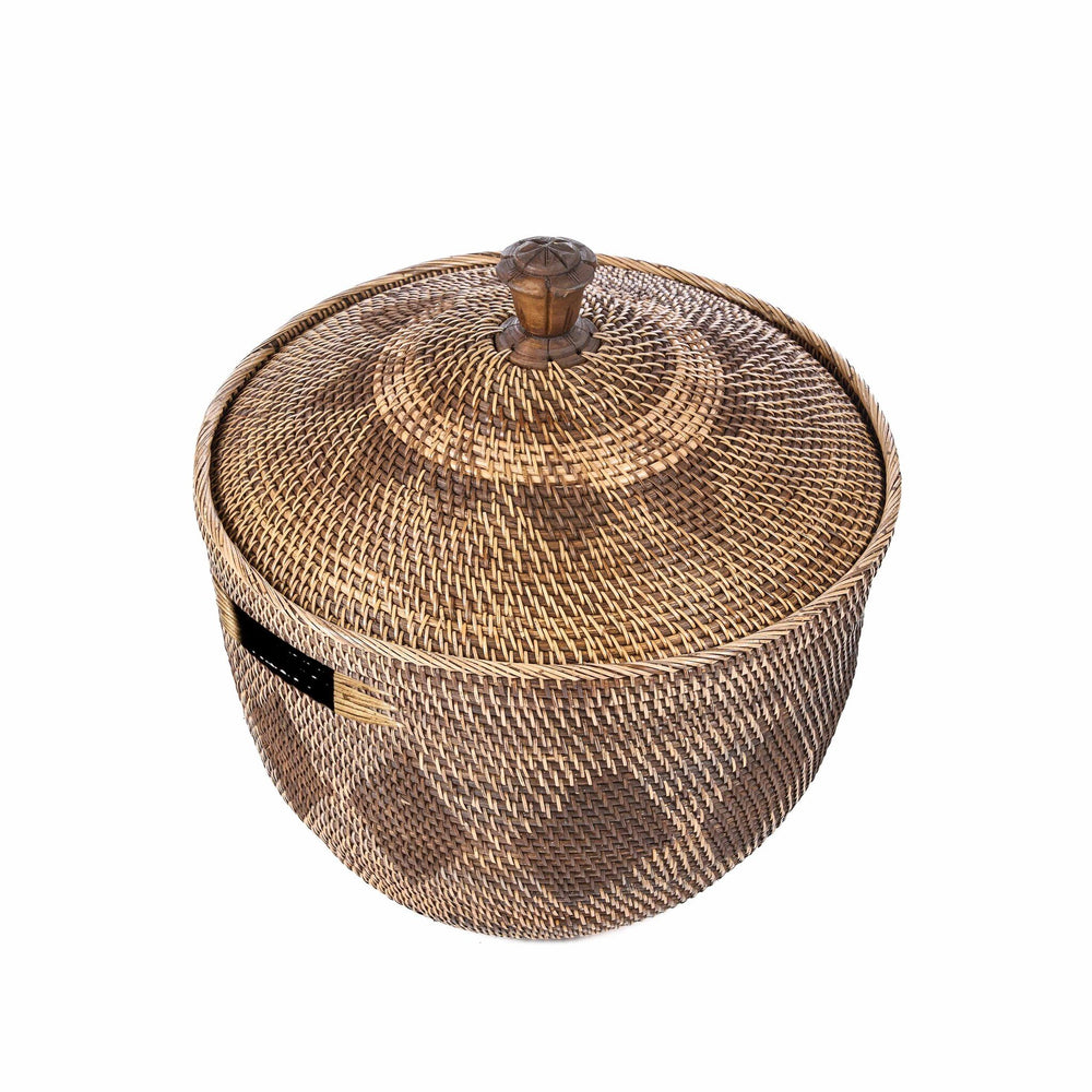 Storage Crown Basket Natural Brown