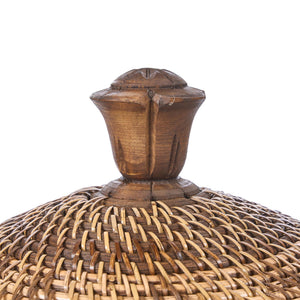 Storage Crown Basket Natural Brown