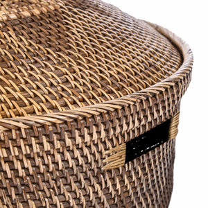 Storage Crown Basket Natural Brown