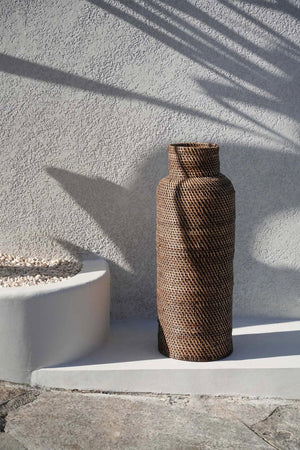 Colonial Umbrella Basket Natural Brown