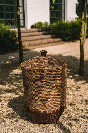 Colonial Laundry Basket Natural Brown XL