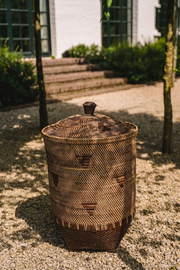 Colonial Laundry Basket Natural Brown XL