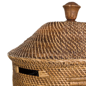 Colonial Laundry Basket Natural Brown XL