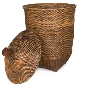 Colonial Laundry Basket Natural Brown XL