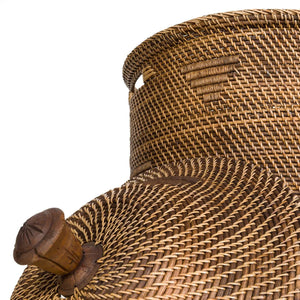 Colonial Laundry Basket Natural Brown XL