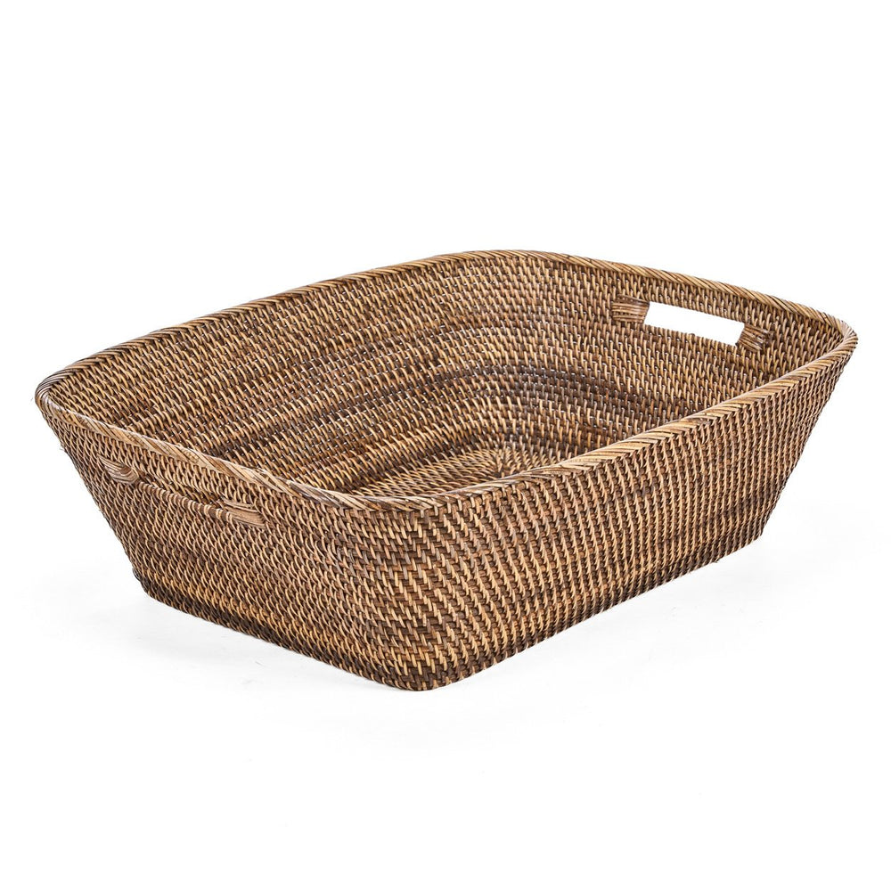 Hannah Laundry Basket Natural Brown L