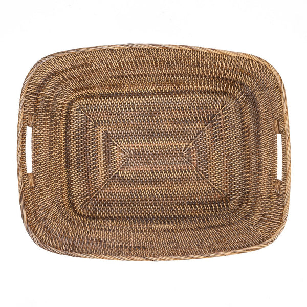 Hannah Laundry Basket Natural Brown L