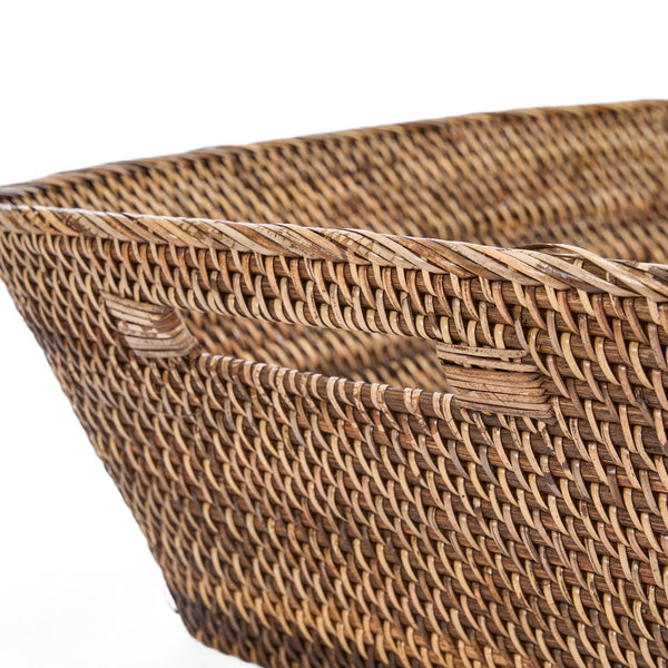 Hannah Laundry Basket Natural Brown L