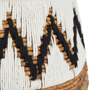 Little Bay Beach Basket Natural White M