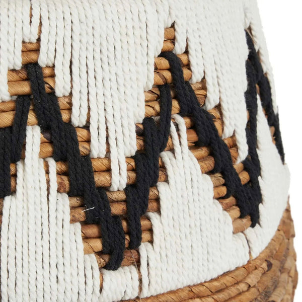 Little Bay Beach Basket Natural White M