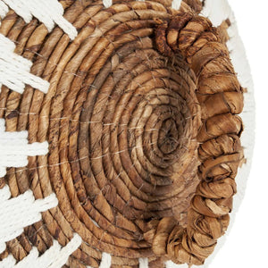 Little Bay Beach Basket Natural White M