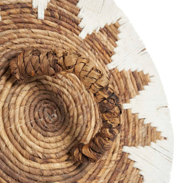 Little Bay Beach Basket Natural White L