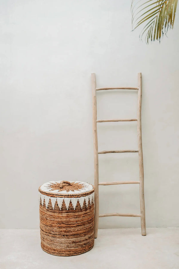 Banana Stitched Laundry Basket M