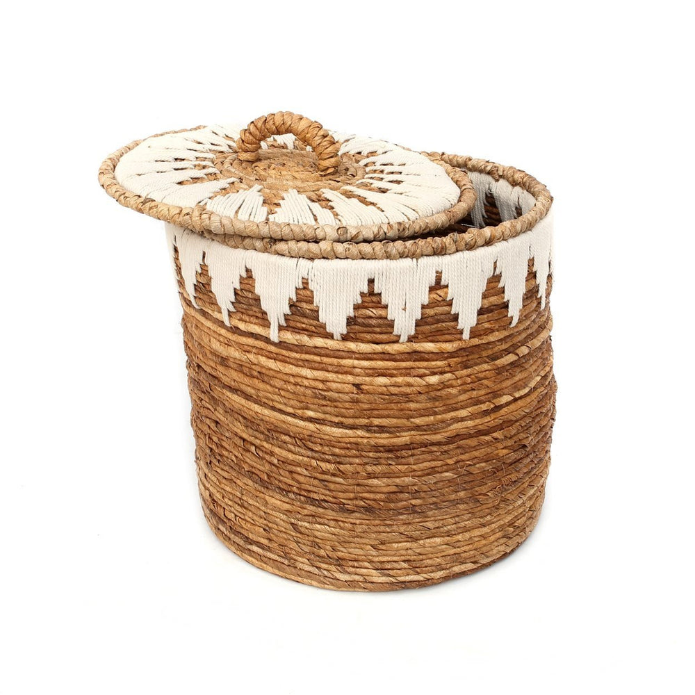 Banana Stitched Laundry Basket M
