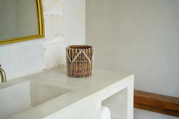Macra-Mazing Basket Natural White S