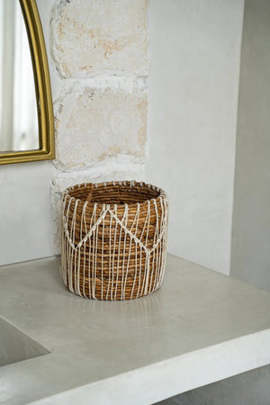 Macra-Mazing Basket Natural White M