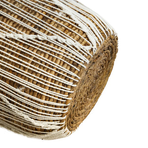 Straight Stitched Macrame Basket S
