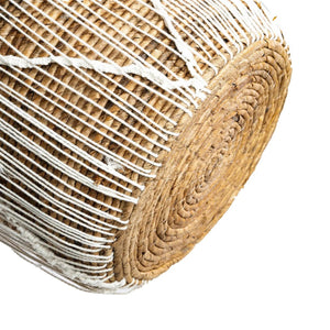 Straight Stitched Macrame Basket L