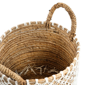 Crossed Stitched Macrame Basket M