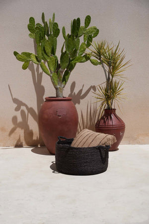 Les Quatre Mains Basket Black M