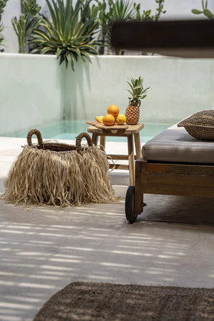 Raffia Basket - L