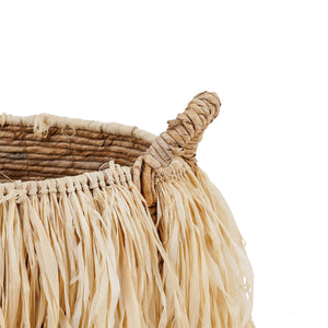 Raffia Basket - L