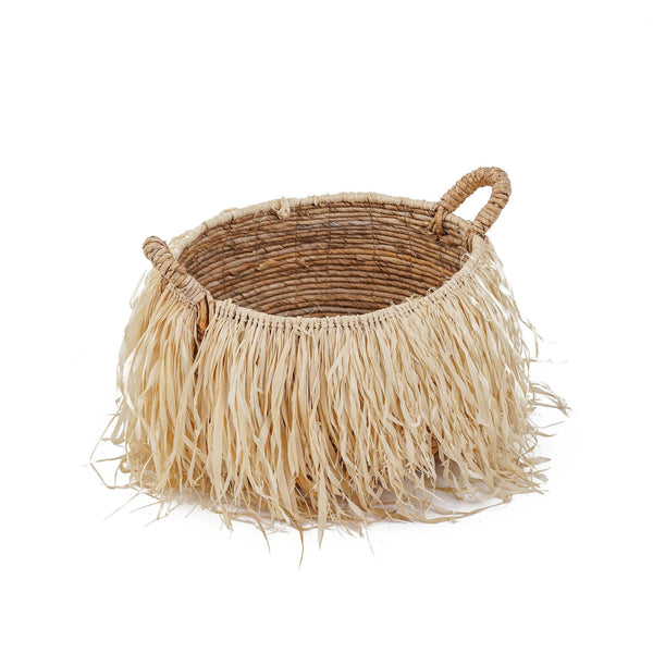 Raffia Basket - L