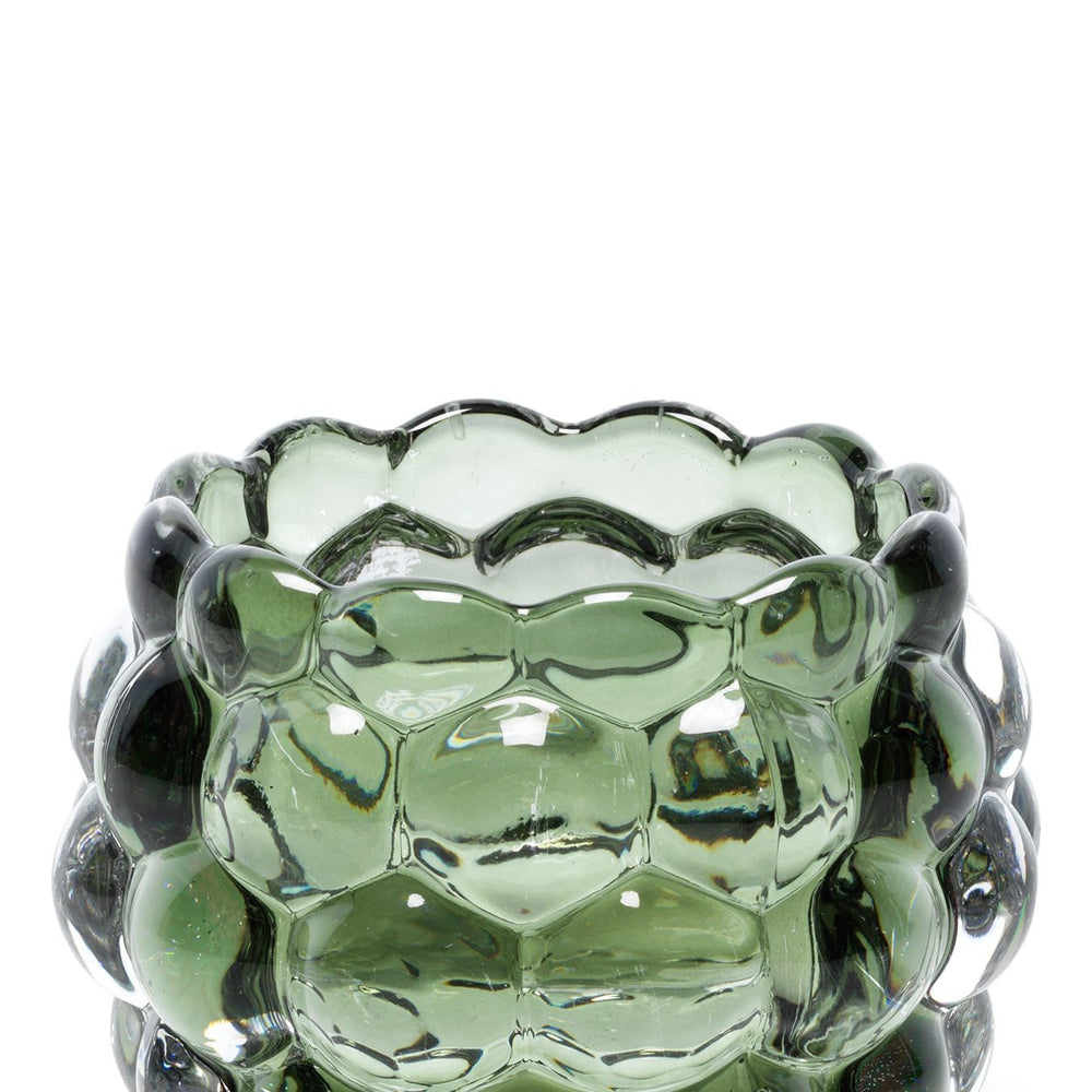 The Bubble Glow Candle Holder - Green W11.2