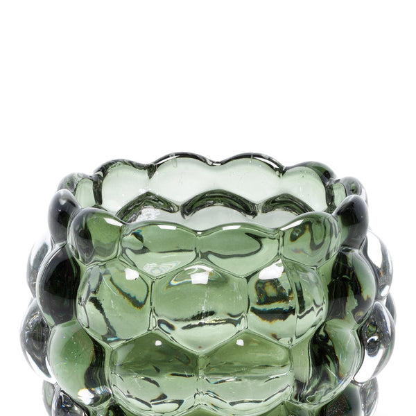 The Bubble Glow Candle Holder - Green W11.2