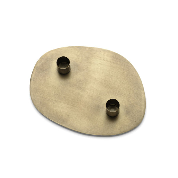 The Glowpad Candle Holder - Gold - Medium L20