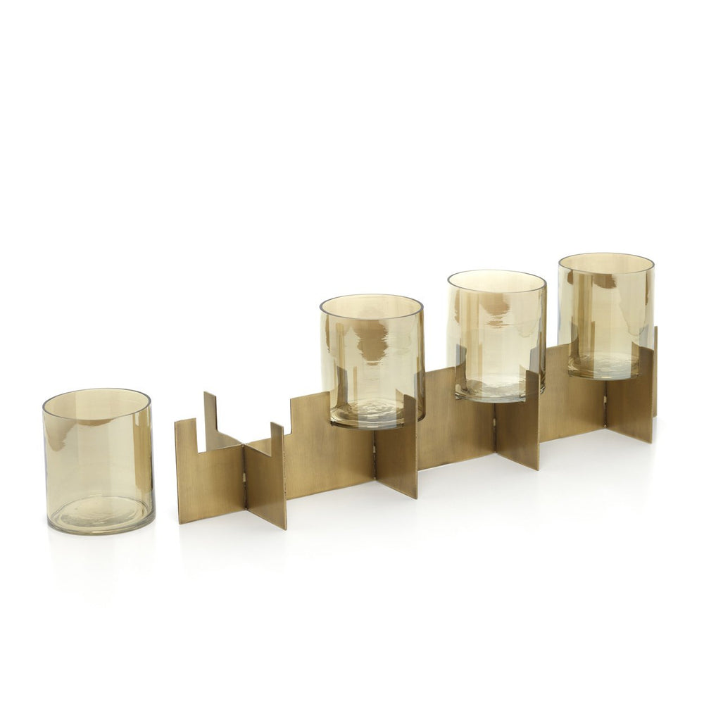 The Quarta Candle Holder - Gold L53