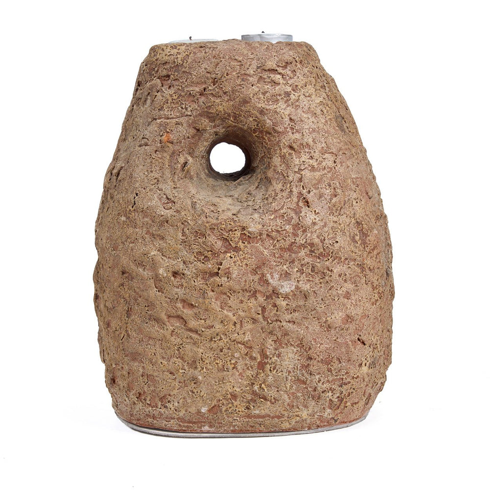 The Terra Totem Candle Holder - Brown H28