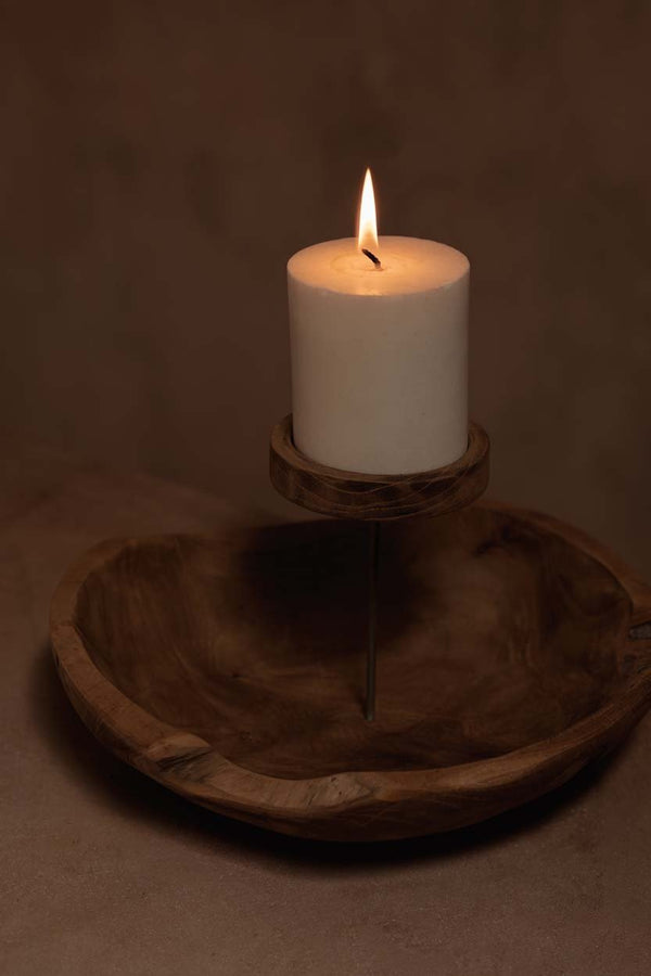 The Candle Plate - Natural H11