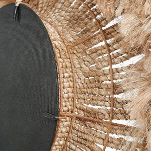 The Abaca Solomon Mirror - Natural H85
