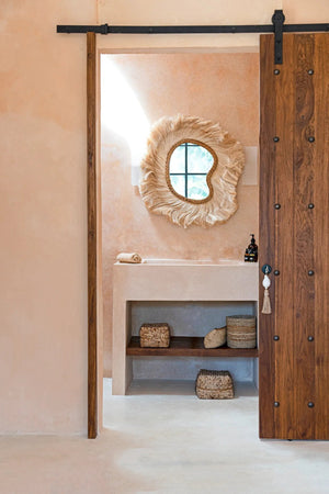 The La Principessa Mirror - Natural - Large H90