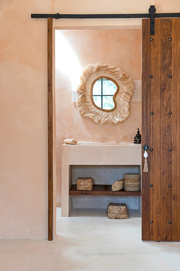 The La Principessa Mirror - Natural - Large H90