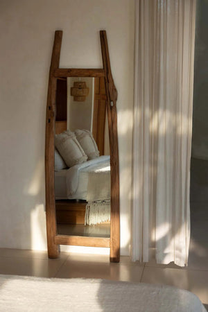 The Fabulook Dressing Room Mirror - Natural H170