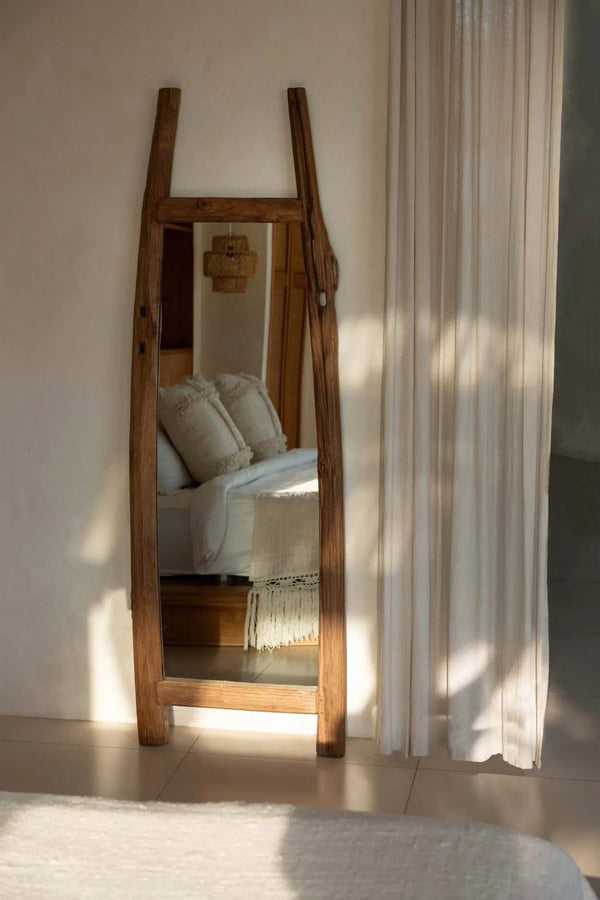 The Fabulook Dressing Room Mirror - Natural H170