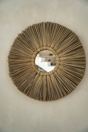 The Alang Alang Mirror - Natural - Small H50