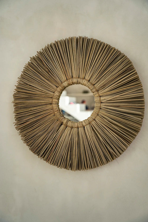 The Alang Alang Mirror - Natural - Small H50