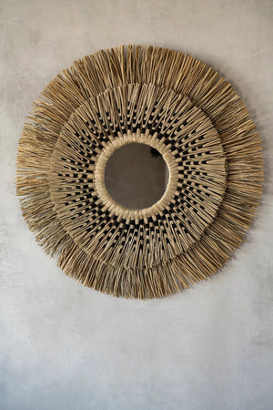 The Havana Mirror - Natural Black - Large H70