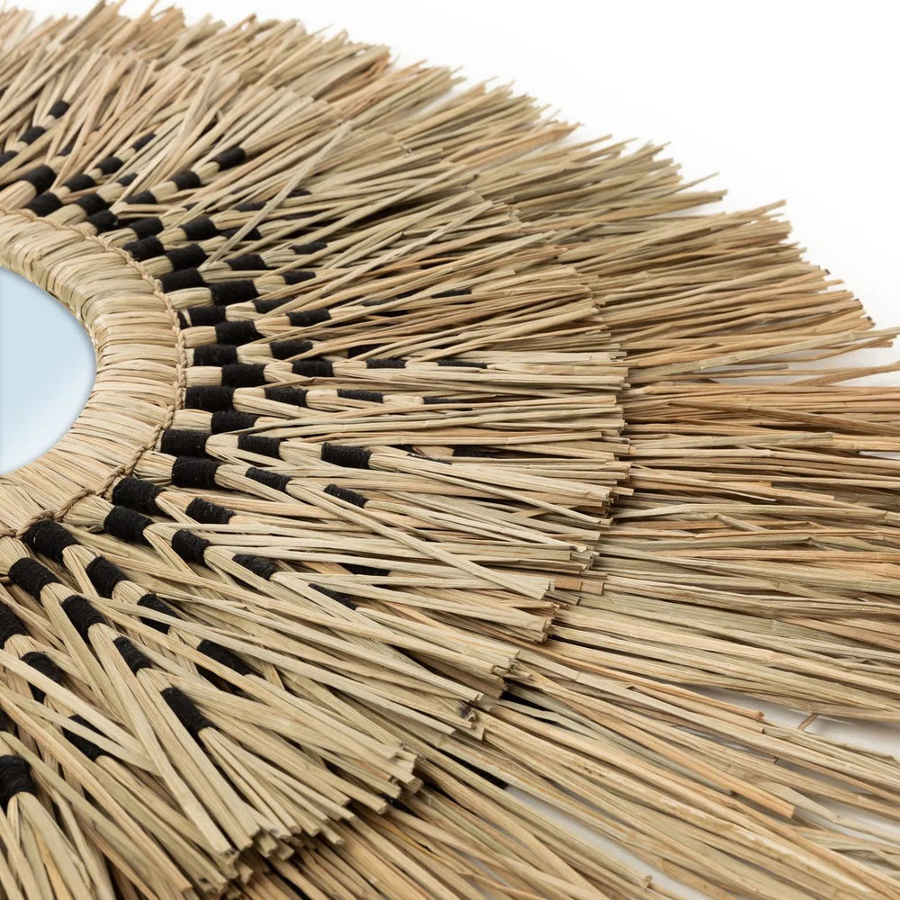 The Havana Mirror - Natural Black - Large H70