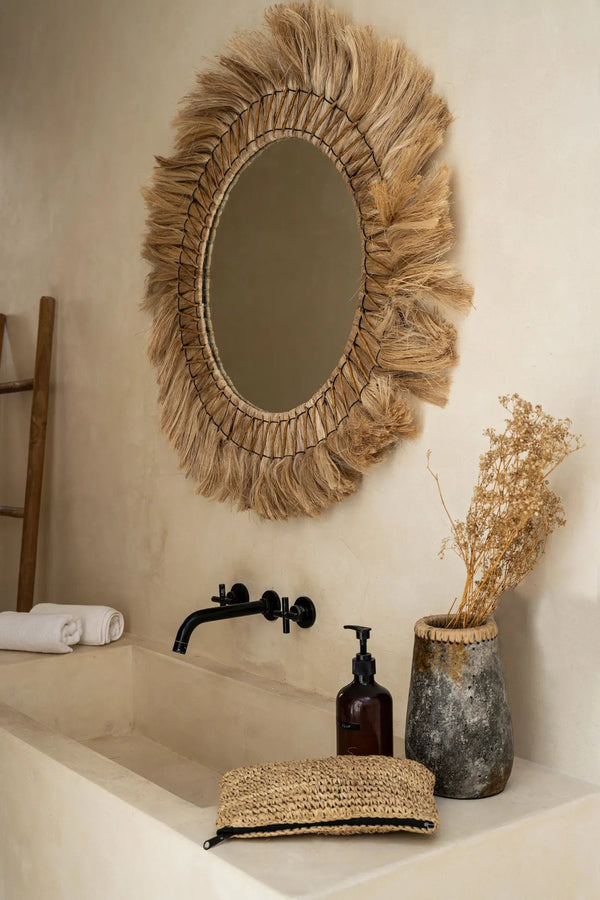 The Pretty Blonde Mirror - Natural - Large H90